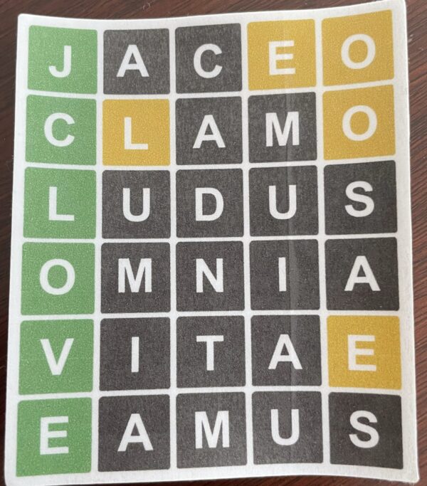 Wordle Sticker